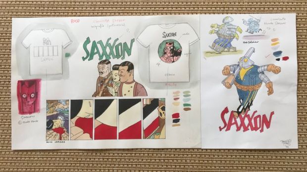 Torres, Daniel - 1 Original colour drawing - Roco Vargas - Roco T-shirts - 1985 | Catawiki