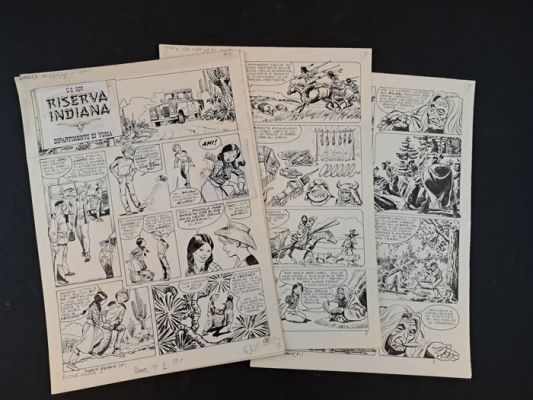 Canale, Antonio - 9 Original page - Riserva Indiana: Dipartimento Juma | Catawiki