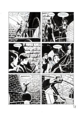 Pittaluga, Luigi - 3 Original page - Julia #123 - "Ladro scaccia ladro" - 2008 | Catawiki