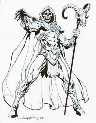 Aaron Lopresti | SKELETOR original sketch | Aaron Lopresti