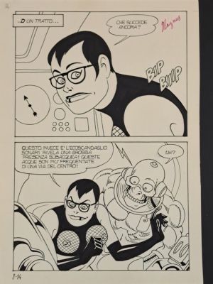 Magnus - 1 Original page - Necron: Nobiltà Depravata - 1985 | Catawiki