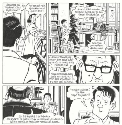 François Ravard - 1 Original page - Nestor Burma - Les rats de Montsouris | Tardi - 2020