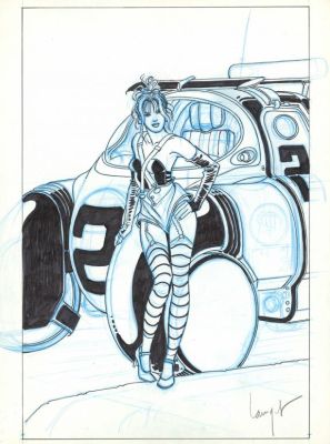 Chris Lamquet | Illustration originale | Daniel Maghen