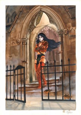 Ray Lago | Planche originale n°24 - Shi: Masquerade | Daniel Maghen