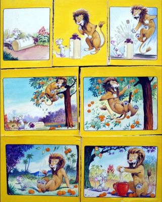 Livraghi, Virginio - 1 Original page - Leo the Friendly Lion - Orange Squash! - 1960 | Catawiki