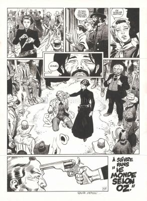 Ralph Meyer | Undertaker, Mister Prairie, Planche originale | Daniel Maghen