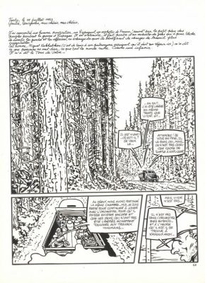 Ruben Pellejero | Planche originale n°43 - Le tour de valse | Daniel Maghen