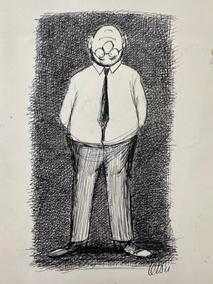 Testu (Testu, Roger) - 1 Original drawing - Le Figaro - 1960 | Catawiki
