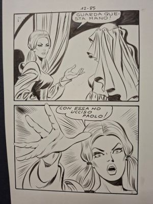Leone Frollo - 5 Original page - Lucifera - Lucifera 12 | Catawiki
