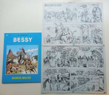 Bessy 10 | Album met originele pagina (p.18)  - Manège Walter  - sc  - 1e druk heruitgave  - (2009) | Catawiki