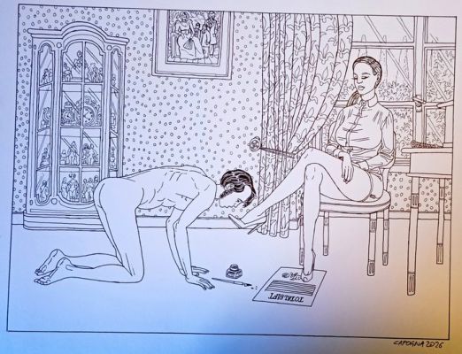 Max Capogna - 1 Original drawing - Pin Up - Total gift - 2026