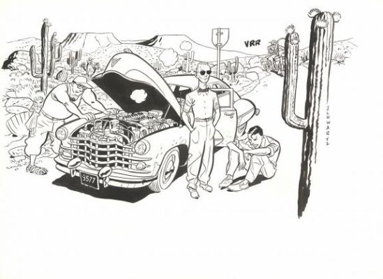 Olivier Schwartz | illustration originale - Tome 1 - Gringos Locos | Daniel Maghen