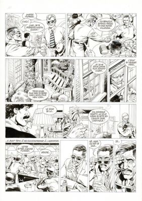 Mitton, Jean-Yves - 1 Original page - De Silence et de Sang T10 - Dans le courant sans fin - 1996 | Catawiki