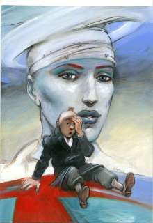 Bilal Enki (Né En 1951) | "LA DOULEUR NE PASSERA PLUS JAMAIS PAR MOI" Tintin | Artcurial