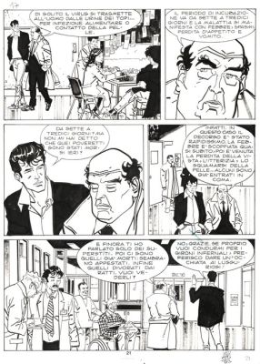 Siniscalchi, Luigi - 1 Original page - Dylan Dog #105 - "L‘orrenda invasione" - 1995