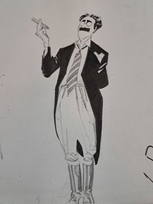 Rossi, Luca - 1 Original drawing - Dylan Dog - Color Fest Grucho | Catawiki