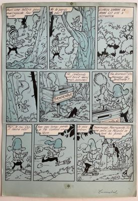 Nys, Jef - 1 Original page - Langteen en Schommelbuik - De Zonnebol - 1964 | Catawiki