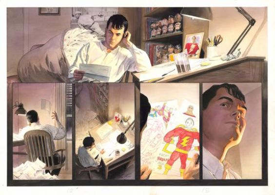Alex Ross | Planche originale n°12-13 - Shazam ! Power of Hope | Daniel Maghen