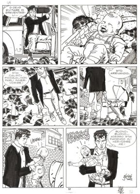 Siniscalchi, Luigi - 1 Original page - Dylan Dog #105 - "L‘orrenda invasione" - 1995