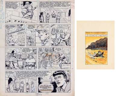 Sirius | Les Timour, planche n°34 à l’encre de Chine et… | Millon