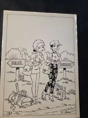 Di Sano, Bruno - 1 Original drawing - Alys et Vicky | Catawiki