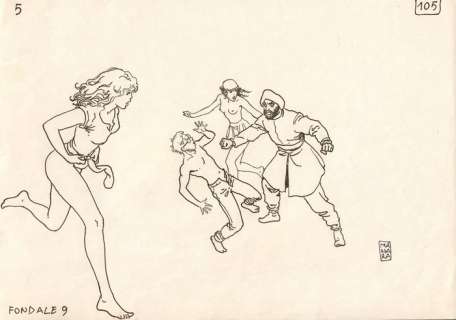 Manara, Milo | original drawing  - Kama Sutra | Catawiki