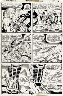 Jack Kirby, Mike Royer | Eternals #19 P 14 (Eternals: Ikaris & Sigmar & the Celestials! Very Last Kirby Eternals Issue!) 1977 | Romitaman