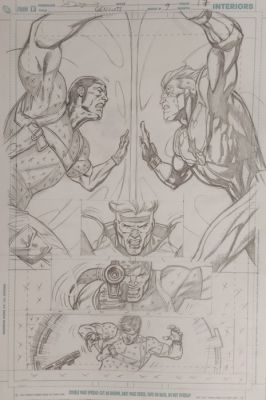 Fernando Dagnino (Pencil) Original page - Justice League Generation Lost - #9, Page 17 | Catawiki