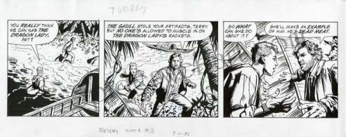 Brothers Hildebrandt | Terry and the Pirates Week 3 - Tuesday | Spiderweb Art Gallery