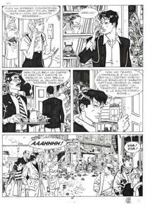 Siniscalchi, Luigi - 1 Original page - Dylan Dog #105 - "L‘orrenda invasione" - 1995