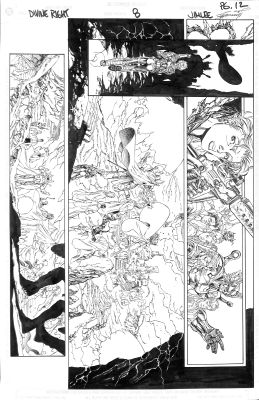 Jim Lee & Richard Bennett - Tavola originale - Storia #8: Divine Right - Pagina 12 (Image, 1999) | Love Original Art