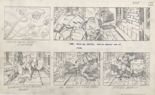 Kirby, Jack - FANTASTIC FOUR - THE FRIGHTFUL FOUR Storyboard | ComicConnect (Buy It Now)