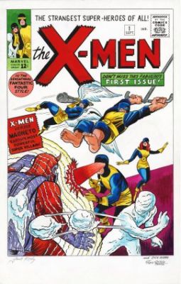 Kirby, Jack - X-MEN (1963-2011) #1 Cover Recreation | ComicConnect