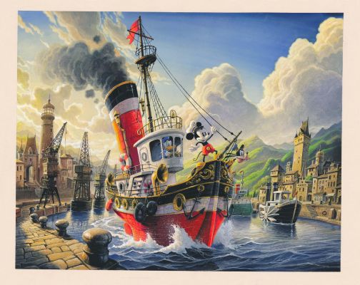 Alexis Nesme | Mickey sur un bateau | Les dessinateurs