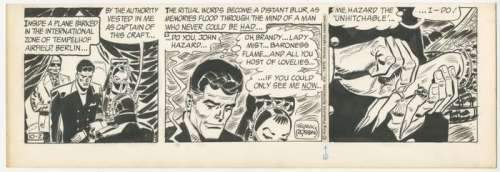 Robbins, Frank | 2 Original comic strips  - Johnny Hazard  - Dailies for October 2 and 3, 1975 | Catawiki