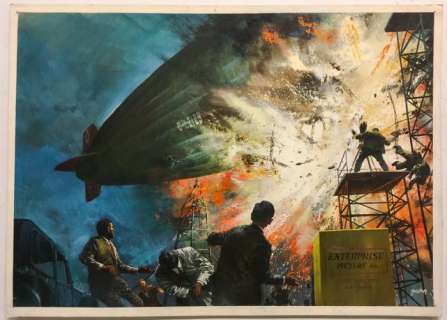 Jacono, Carlo | plate for La Domenica del Corriere, "Enterprise Pictures"  - (1960s) | Catawiki