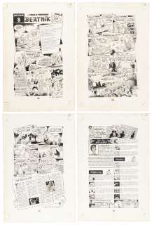 Original Art: BILL GRIFFITH "Zippy" 7-Page Story, 1985