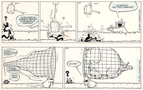 Dupa | Cubitus, strip n°435 et 436 (sur le même… | Millon