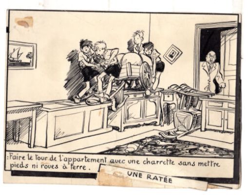 DESSIN ORIGINAL Pierre Joubert Revue SCOUT SDF 215 de novembre 1946 p7 | eBay Europe