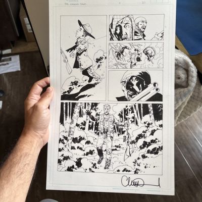 The Walking Dead #9 Pg 20 Original Comic Art Charlie Adlard Signed - Rick, Carl | eBay US (Buy It Now)