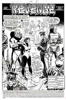 John Buscema Tom Palmer - Avengers #276 P 1 Splash (Ant-Man & Wasp Talk with Cops As Hercules Lays in Hospital!) 1986