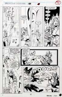 Sal Buscema | Spectacular Spider-Man #189 P 15 (Historic 30Th Anniversary Green Goblin Issue! the Goblin Kidnaps Liz Allen, Little Normie, & Molten Man!) 1992 | Romitaman