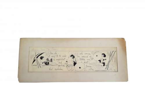 Gettier Letters From Sue To Lou Original Daily Strip | Hess Fine Auctions