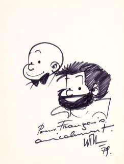 Will | Tif et Tondu, illustration au feutre… | AZ auction