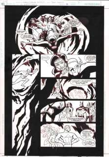 Christopher Jones, Dan Davis | Justice League Adventures #18 P.7 - the League Meets the Atom - Signed - 2003 | Anthony’s Comic Book Art