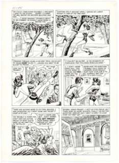 Lee Elias Black Cat #23 Page 5 Original Art (Harvey Comics, 1950) | Heritage
