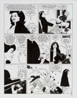 Jaime Hernandez Love and Rockets #41 Story Page 15 Original Art (Fantagraphics, 1993). Vicki Glori tries to - | Heritage