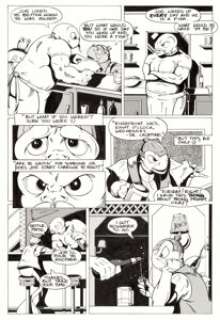 Steve Moncuse Fish Police #2 Complete 26-Page Story Original Art (Fishwrap Productions, 1985). The complete - | Heritage