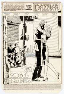 Frank Springer and Vince Colletta Dazzler #17 Splash Page 1 Original Art (Marvel, 1982). Alison Blaire’s - | Heritage