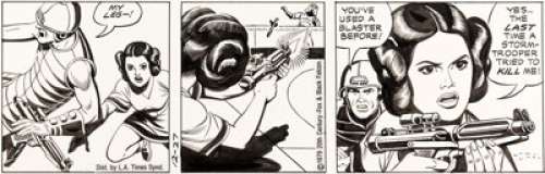 Russ Manning Star Wars Daily Comic Strip Original Art dated 12-27-79 (L.A. Times Syndicate, 1979). Princess - | Heritage